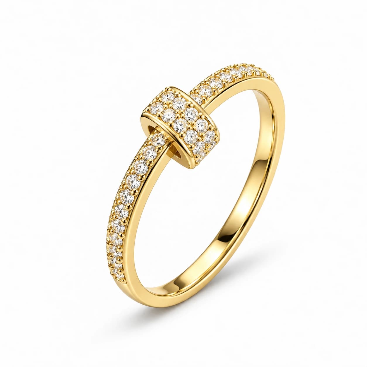 Golden Cross Ring